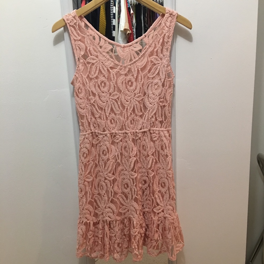 Pink Lace Dress